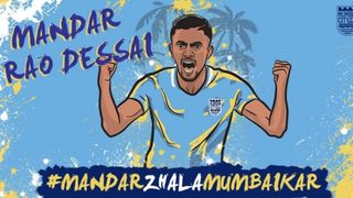 Mumbai City confirm signing of Mandar Rao Dessai