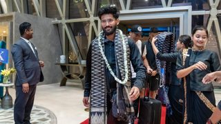 Clicks from the Islanders' heartwarming welcome in Kolkata