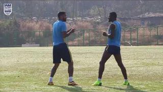 Fun time during training!