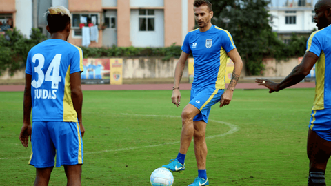 The Islanders train at Guwahati
