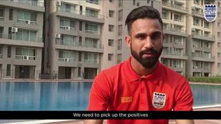 Amrinder Singh Interview | Post Match - Mumbai City FC vs Jamshedpur FC