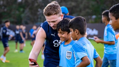 Mumbai City U11s meet the First team players!