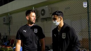 Siddh 'jenasidfc' Chandarana visits #TheIslanders' camp in Abu Dhabi | Mumbai City FC