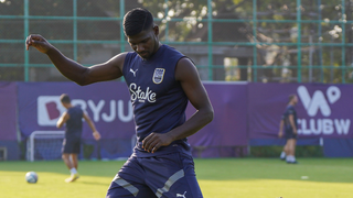 Training session ahead of the match against Kerala Blasters FC