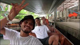 Sanjeev and Halen visit Floating Markets In Thailand | Mumbai City FC