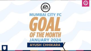 Ayush Chhikara’s neat finish in #MCFCPFC 🔥 | EA Sports FC Goal of the Month