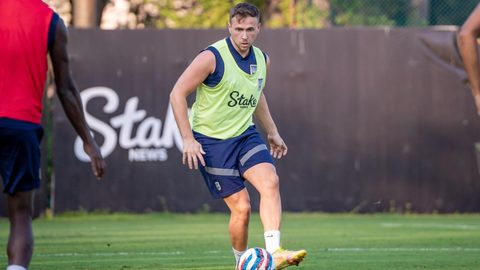 Training session ahead of the match against NorthEast United FC