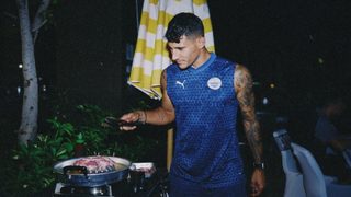 Barbeque Night at the Team Hotel