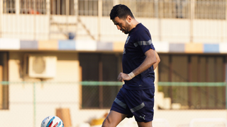 Training session ahead of the match against Kerala Blasters FC