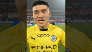 Phurba Lachenpa reflects on #OFCMCFC after securing a clean sheet 🧤 #ISL #AamchiCity 🔵