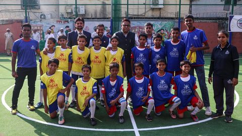 Inaugaration of Community Football Pitch in Madanpura