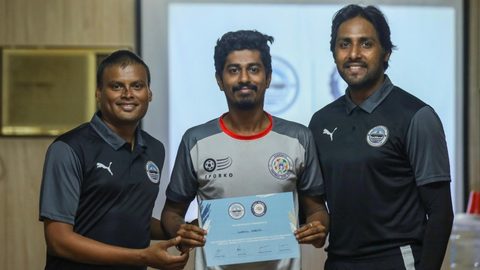 Snaps from the Grassroots Coach Workshop jointly organized by Mumbai City FC and Mumbai Football Association