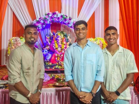 Bappa, Mumbai & #TheIslanders - what a vibe🙏🩵