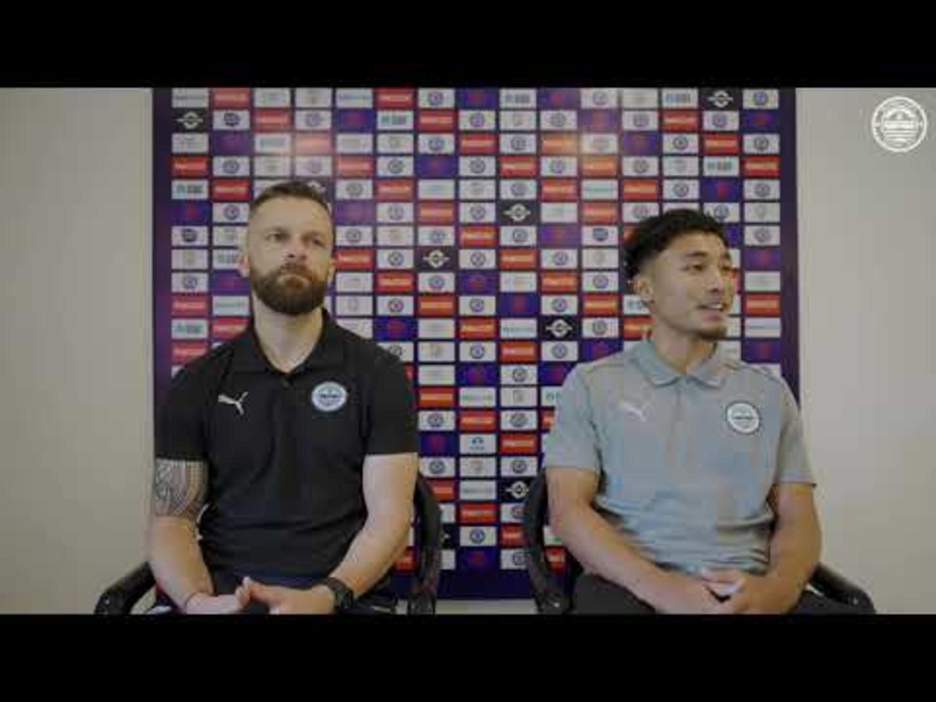 jfcmcfc-pre-match-press-conference-petr-kratky-and-tluanga.Click to read full article.