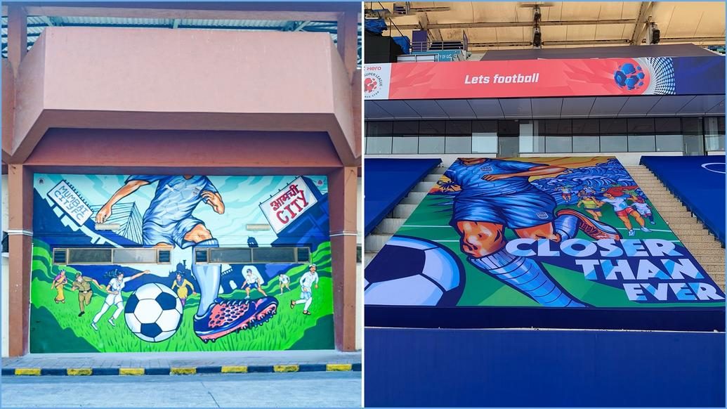 Closer Than Ever - Mumbai City unveil specially curated mural and banner